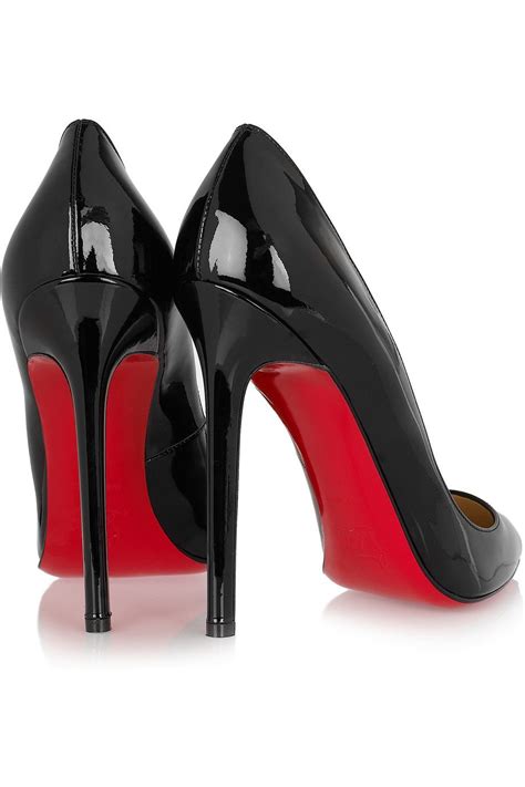 louis vuitton shoes red heel|louis vuitton black high heels.